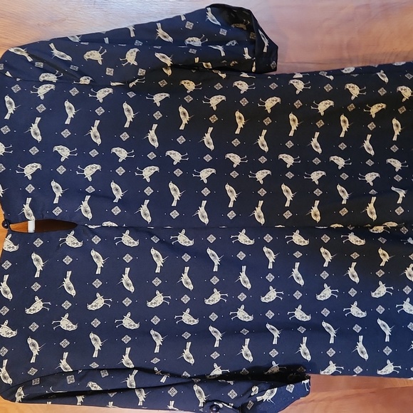 Lily rose dress - XS - navy with birds - Picture 6 of 6